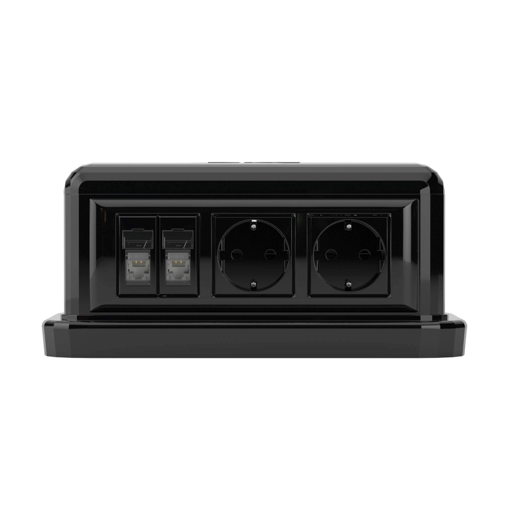 Напольная башенка BUS, 12 модулей, черная