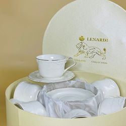 Lenardi 109-236 Чайный набор 12пр. КРОКУС ЗОЛОТО в под.уп.(х6)Фарфор