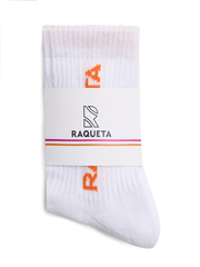 Подарок за покупку - сделай заказ на сумму от 3000 рублей на сайте Raqueta.ru и получи Носки Tenista, белые c оранжевым в подарок! Оранжевый 36-38
