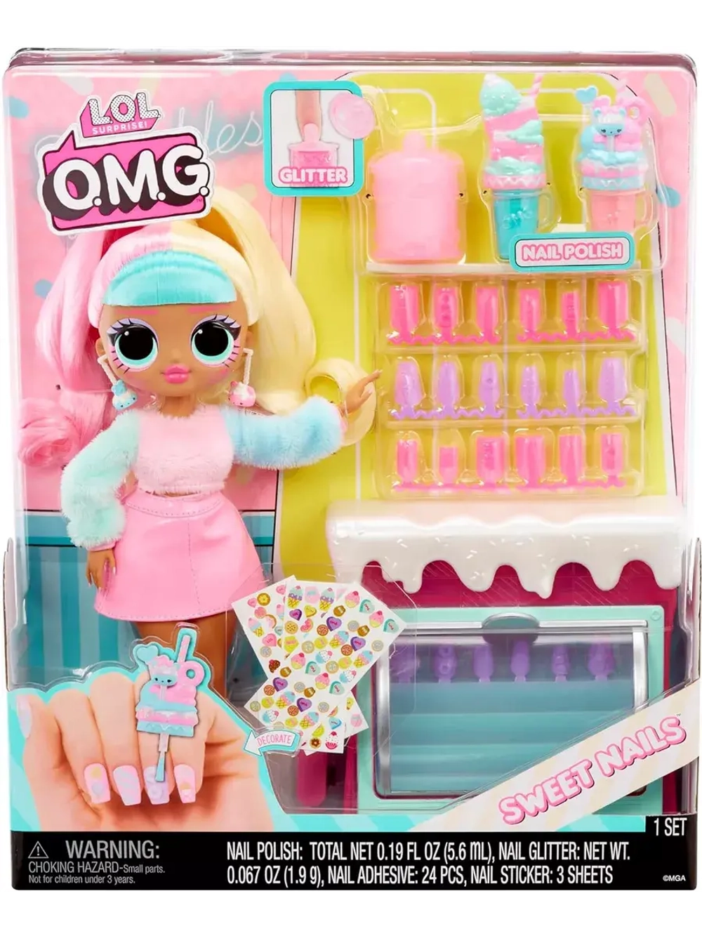 Кукла Лол OMG Candylicious Sprinkles Shop Sweet Nails