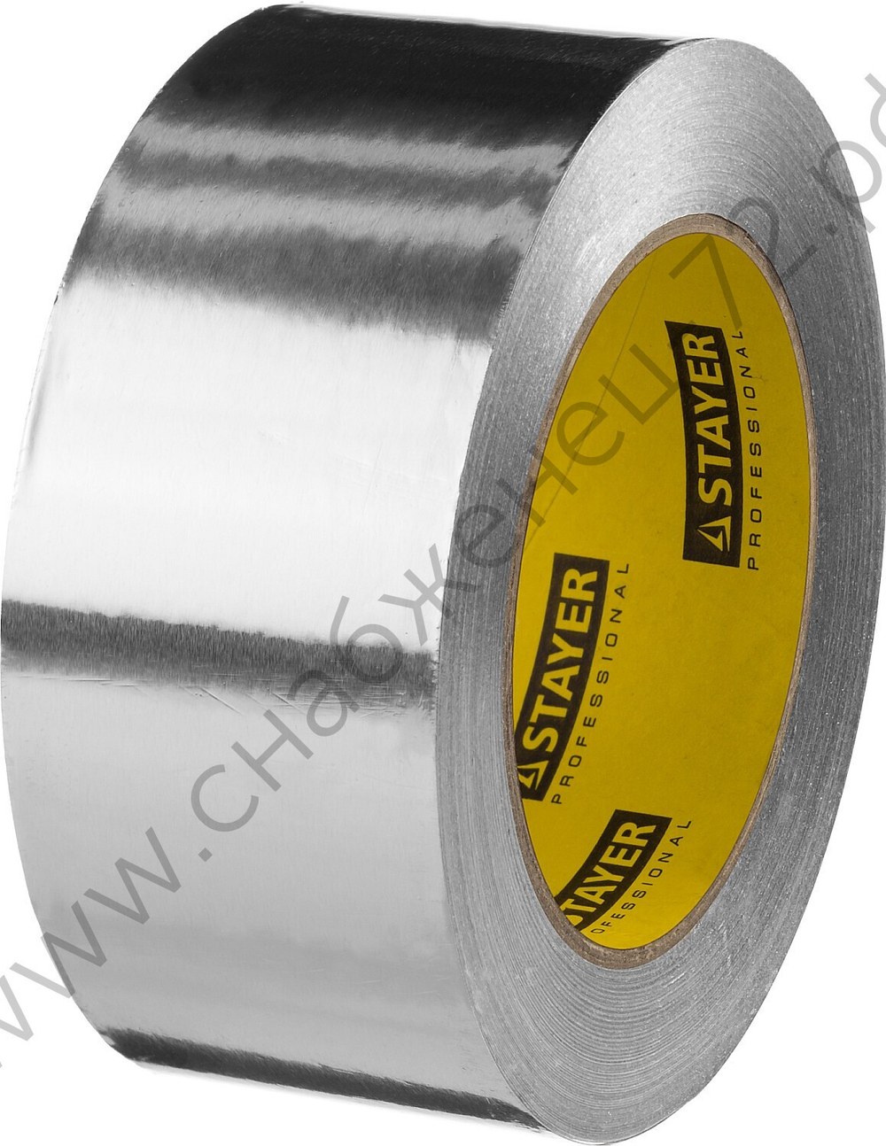 STAYER ProTape 50 мм х 50 м до 120 °С, Алюминиевая лента самоклеящаяся, PROFESSIONAL (12268-50-50)