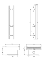 Арт 140х30 Glass Molding Premium Sensor Duo