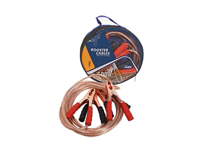 Провода пусковые "Nova Bright" 200А с прозрачной изоляцией, в сумке, 2.5 м (37659)