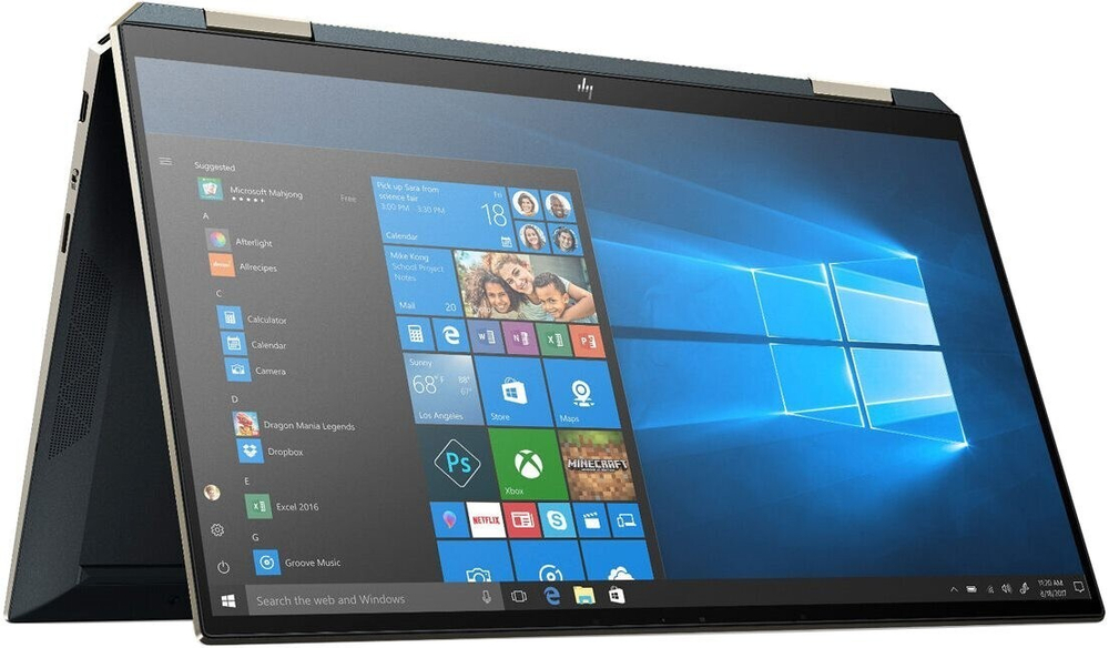 Ноутбук HP Spectre x360 13-aw2022ur 13.3";(1920x1080) Cенсорный/ i7-1165G7(2.8ГГц)/ 16Гб/ 512Gb SSD/ Iris Xe Graphics/ нет DVD/ Win10 / Черный 2X1X3EA