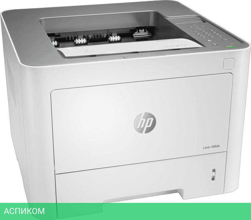 Принтер HP LaserJet Enterprise 408dn белый (7UQ75A)