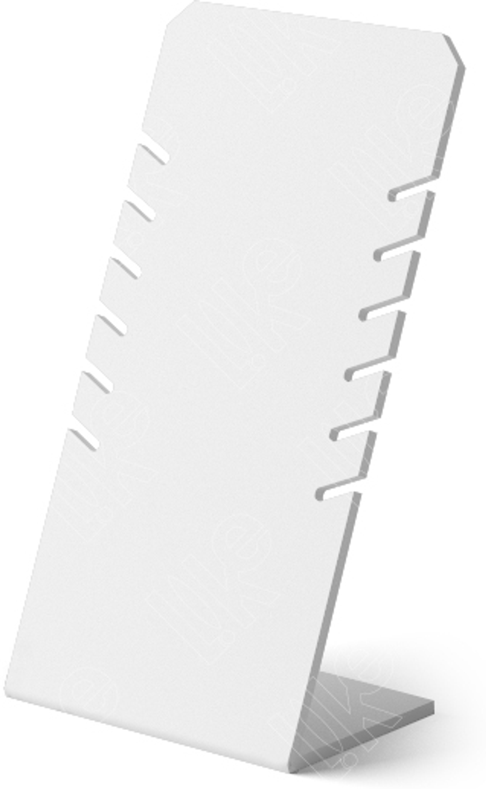 Подставка для 6 браслетов/боковые прорези/ПЭТ карман для бирки