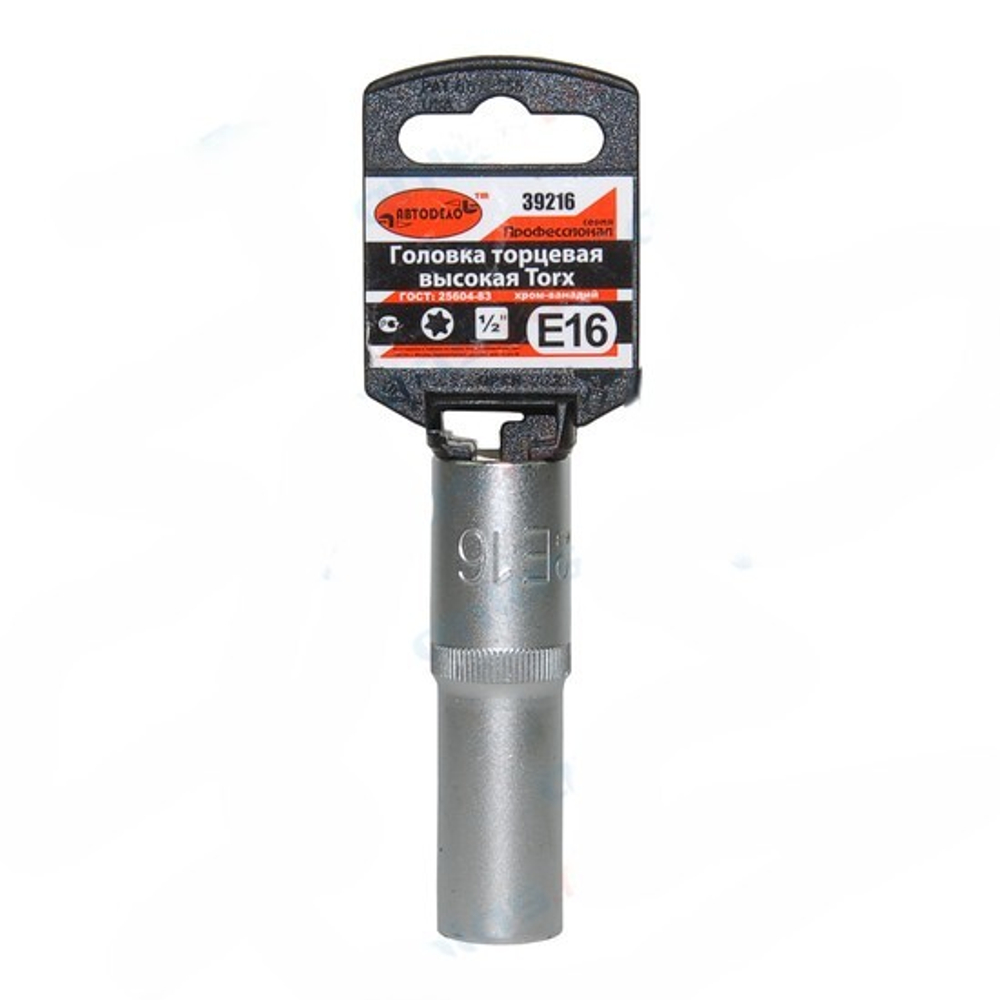 Головка глубокая звездочка 1/2" Е16 мм Professional
