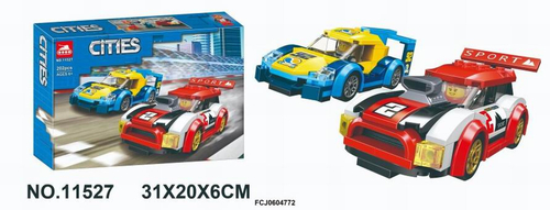 Конструктор Сити "Гоночные автомобили" 202 дет.