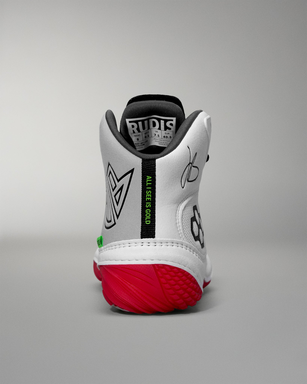 Борцовки RUDIS JB1 ADULT WRESTLING SHOES - WHITE HOT