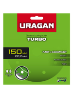 URAGAN TURBO 150 мм, диск алмазный отрезной сегментированный (36706-150)