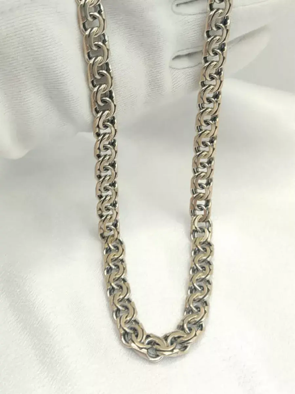 Цепочка Бисмарк серебро 925