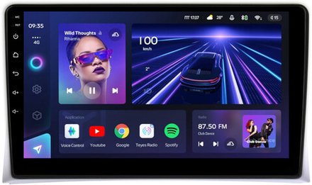 Магнитола для Volkswagen Multivan T5 2003-2015 - Teyes CC3 Android 10, ТОП процессор, 4/32 Гб, CarPlay, SIM-слот