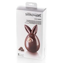 Набор из 2-х пластиковых форм для приготовления шоколадного яйца Lucky Bunny 70.601.99.0065, 28.5 х 15 см, прозрачный