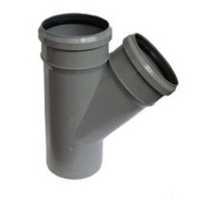 ПВХ Тройник  Ф110х110*45  (20/5шт)