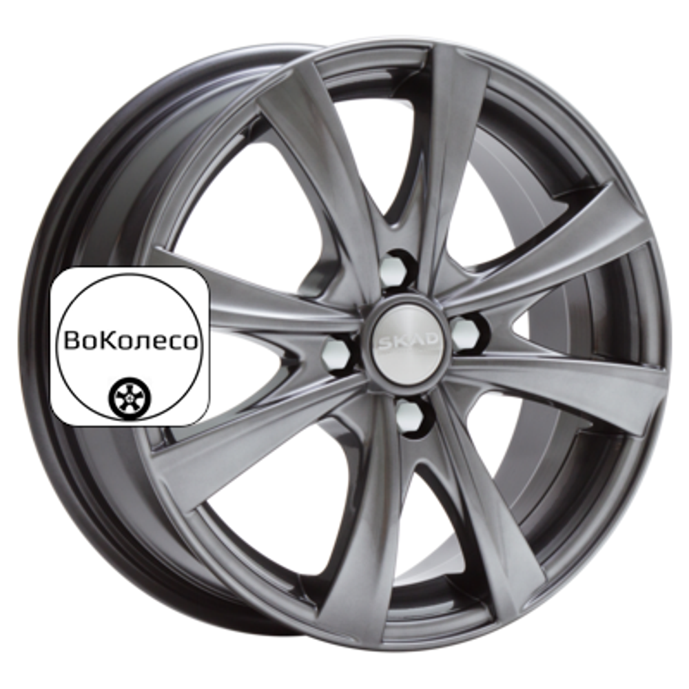 6x15/4x114,3 ET45 D56,6 Мальта (КЛ248) Графит СКАД