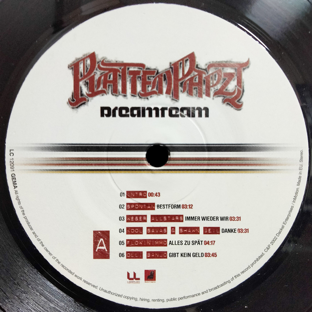 Plattenpapzt / Dreamteam (2LP)
