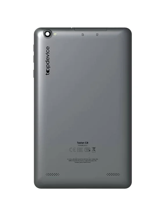 Задняя крышка с рамкой для TopDevice Tablet C8 (Серая)