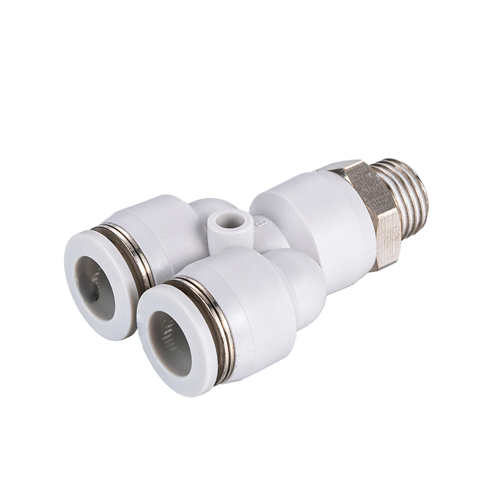QSY-G1/2-14 Тройник цанговый с резьбой Y образный