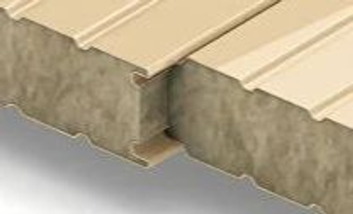 Сэндвич-панель Минеральная Вата (стеновая) 1м 100мм (ГОСТ 32603-2012)