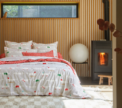 Постельное белье 1.5 спальное Blanc des Vosges Scion Living Winterfox серое