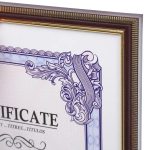 Фоторамка 30*21см «Дипломат» шоколад с золотом, пластик