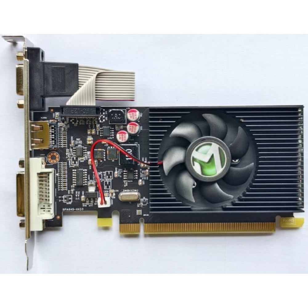 Видеокарта Видеокарта MAXSUN MS-R5 230 Power Hammer SI 2G M0 2Gb GDDR3, 64bit, 625 / 1066Mhz, DP / HDMI / DVI, 25W Ret (6940709610824)