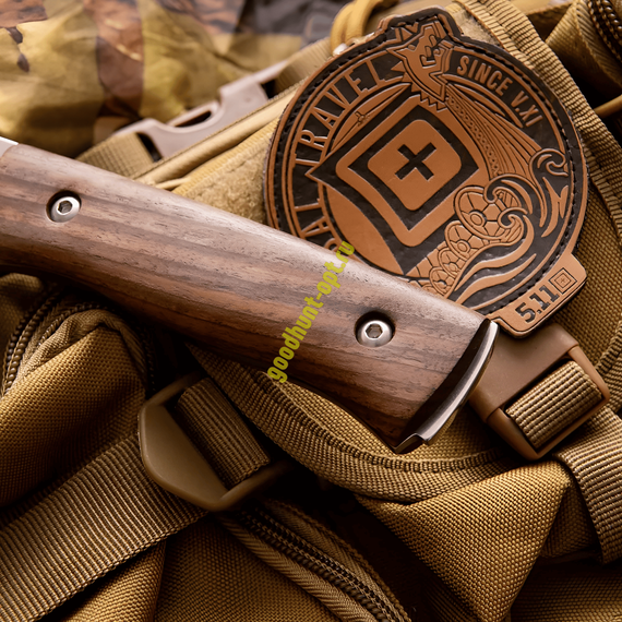 Тактический разделочный нож Стерх 1 AUS-8, рукоять- дерево