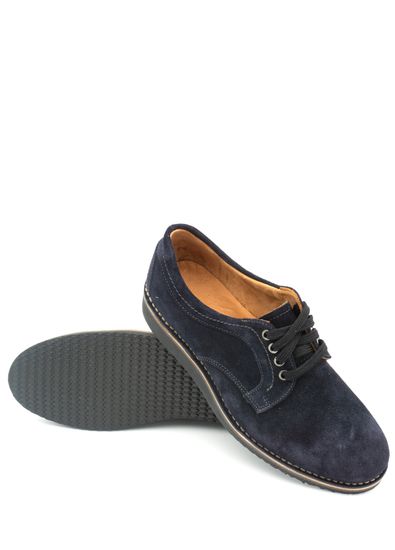 M437 | Мужские полуботинки (Велюр Синий)