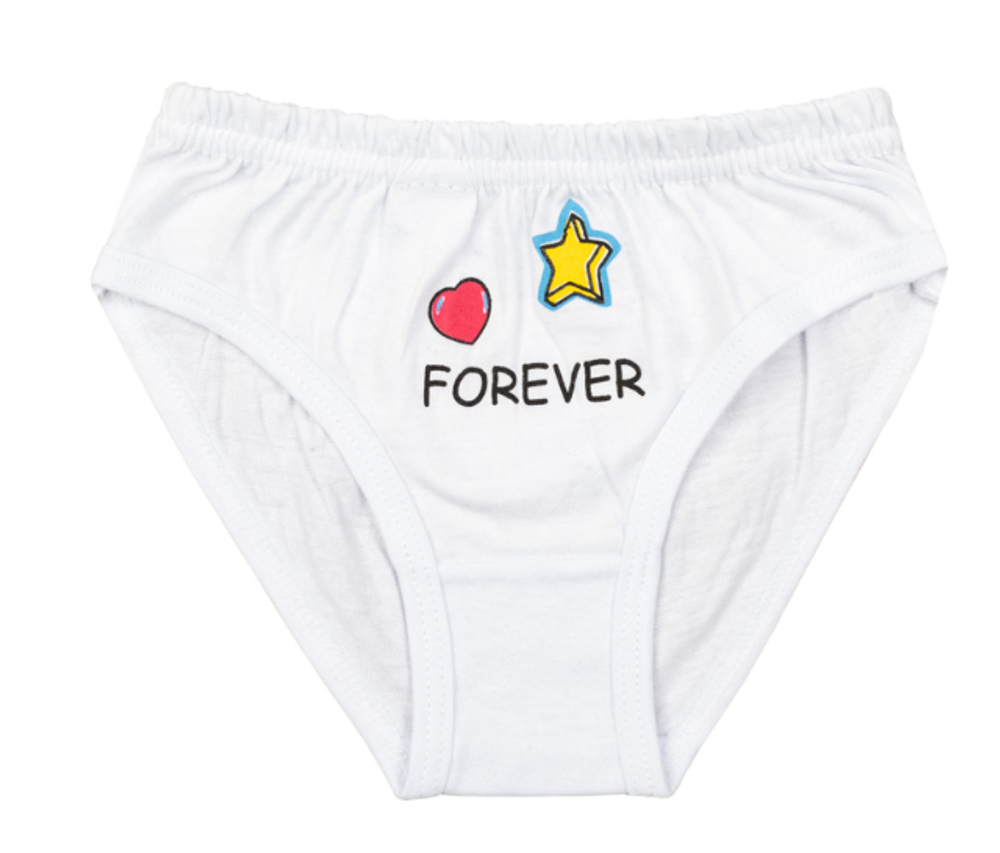 Трусы для девочек р. 110 белый T18KР-2/5 (Takro), 1 шт.