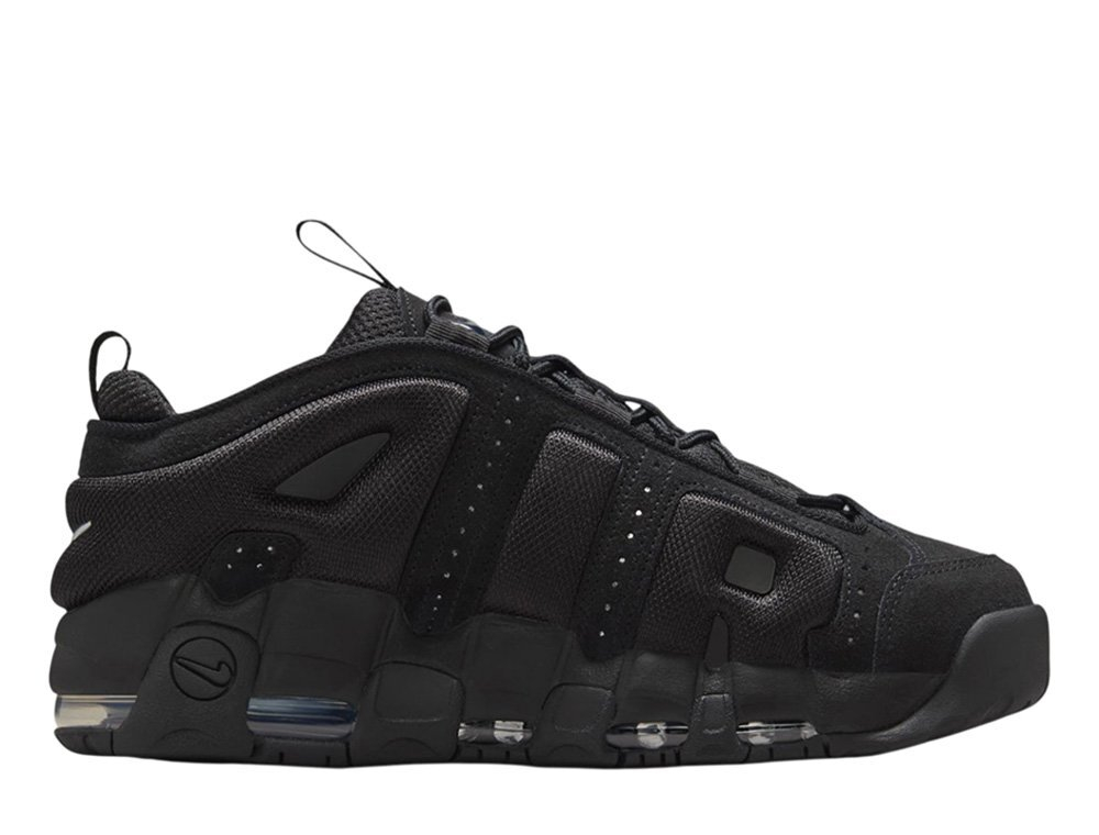 Баскетбольные кроссовки Nike Air More Uptempo Low Black Shoes