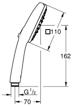 Ручной душ GROHE Vitalio Comfort 110 2 режима (26397001)