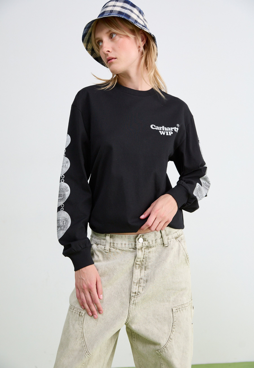 Carhartt WIP BRANDON - Джинсы свободного покроя - Зелёный