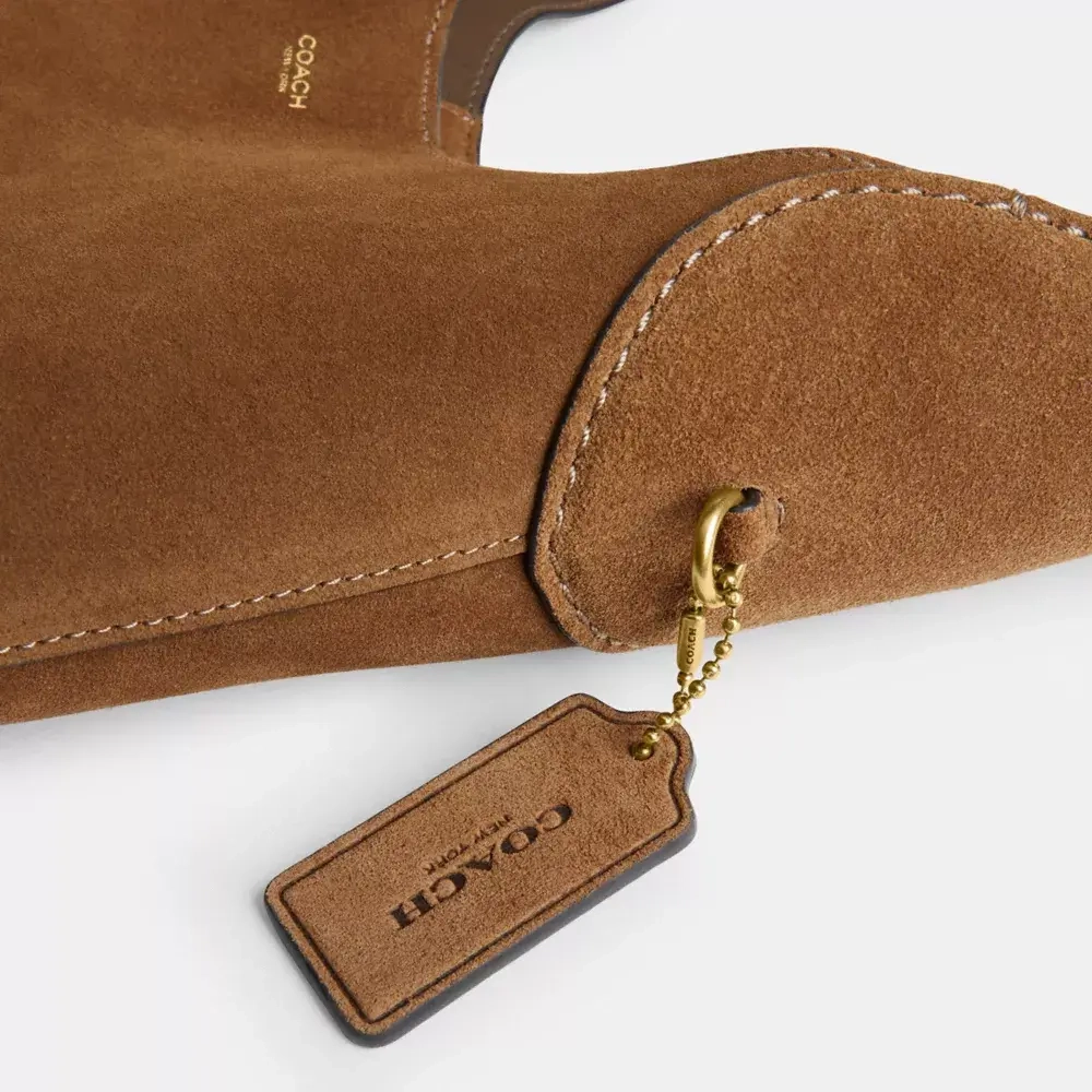 COACH СУМКА ЧЕРЕЗ ПЛЕЧО BROOKLYN 28, СВЕТЛО-КОРИЧНЕВЫЙ