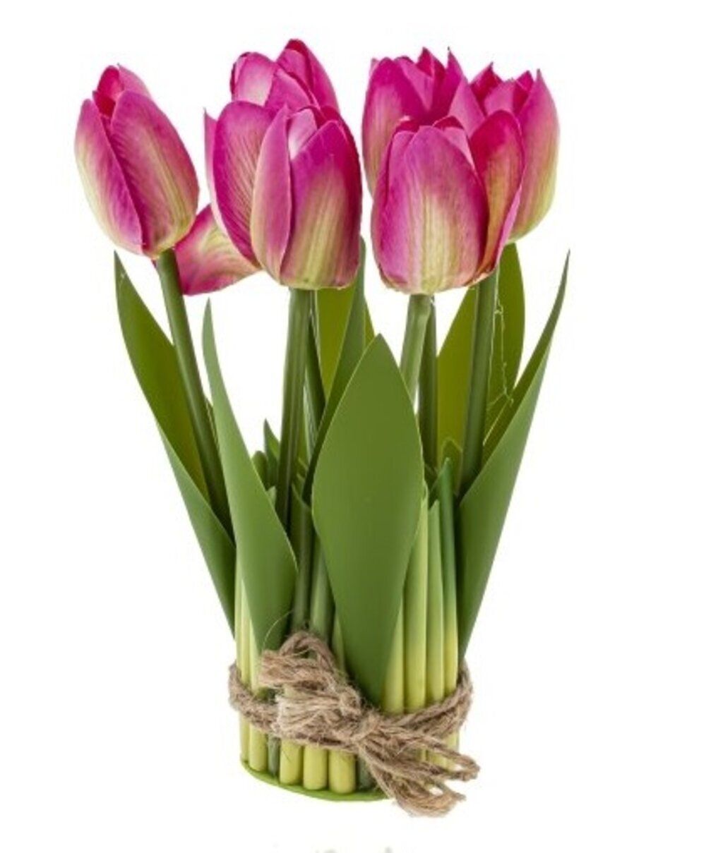 GAEM Цветочная композиция "Тюльпан", L8,5 W8,5 H18 см