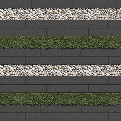 Тротуарная плитка ГАЗОННАЯ РЕШЕТКА - Стандарт Черный