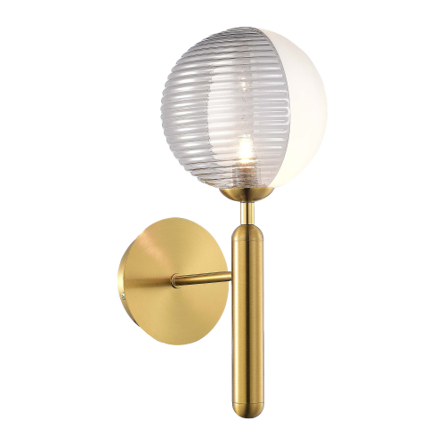 SLE1096-201-01 Светильник настенный Матовое золото/Белый, Дымчатый G9 1*5W AVEIRO