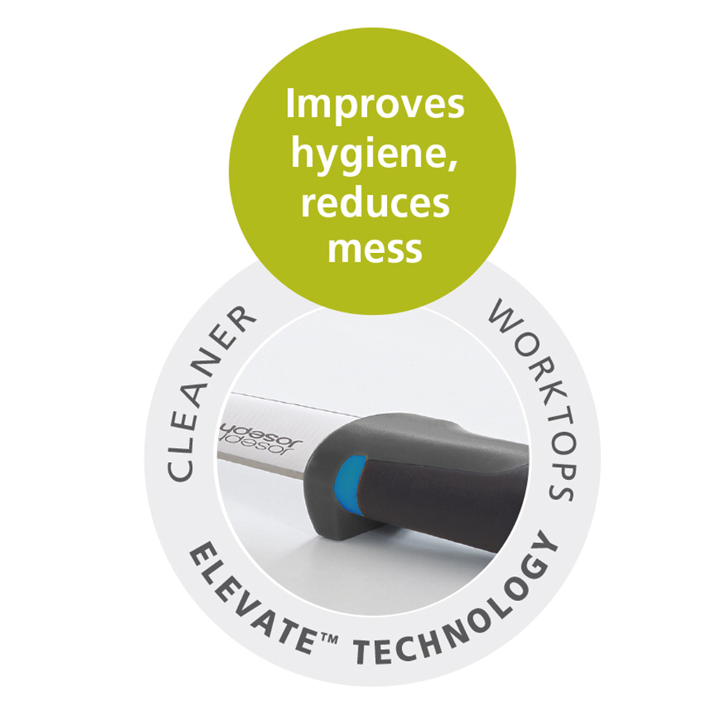 Нож зубчатый elevate, 11 см, зеленый