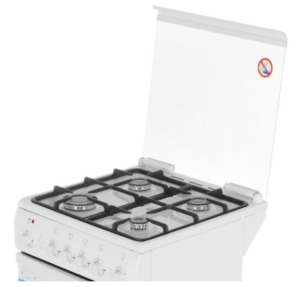 Плита газовая DE LUXE 5040.20гэ (кр) ЧР (эл.духовка)