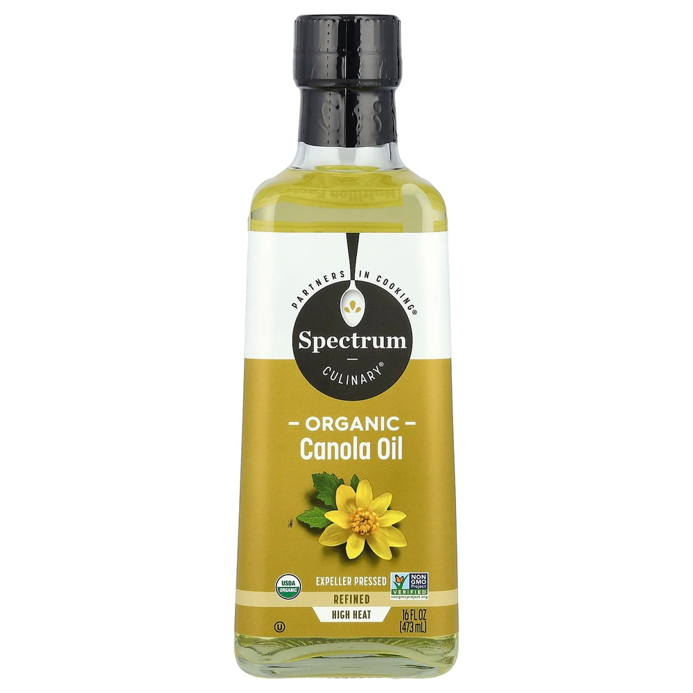 Spectrum Culinary, органическое рапсовое масло, экспеллерное прессование, 473 г (16 жидк. унций)