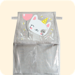 Кармашки для детского сада на резинке. Котик