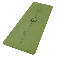 ULTRAцепкий 100% каучуковый коврик для йоги Ultra Moon Olive 185*68*0,5 см