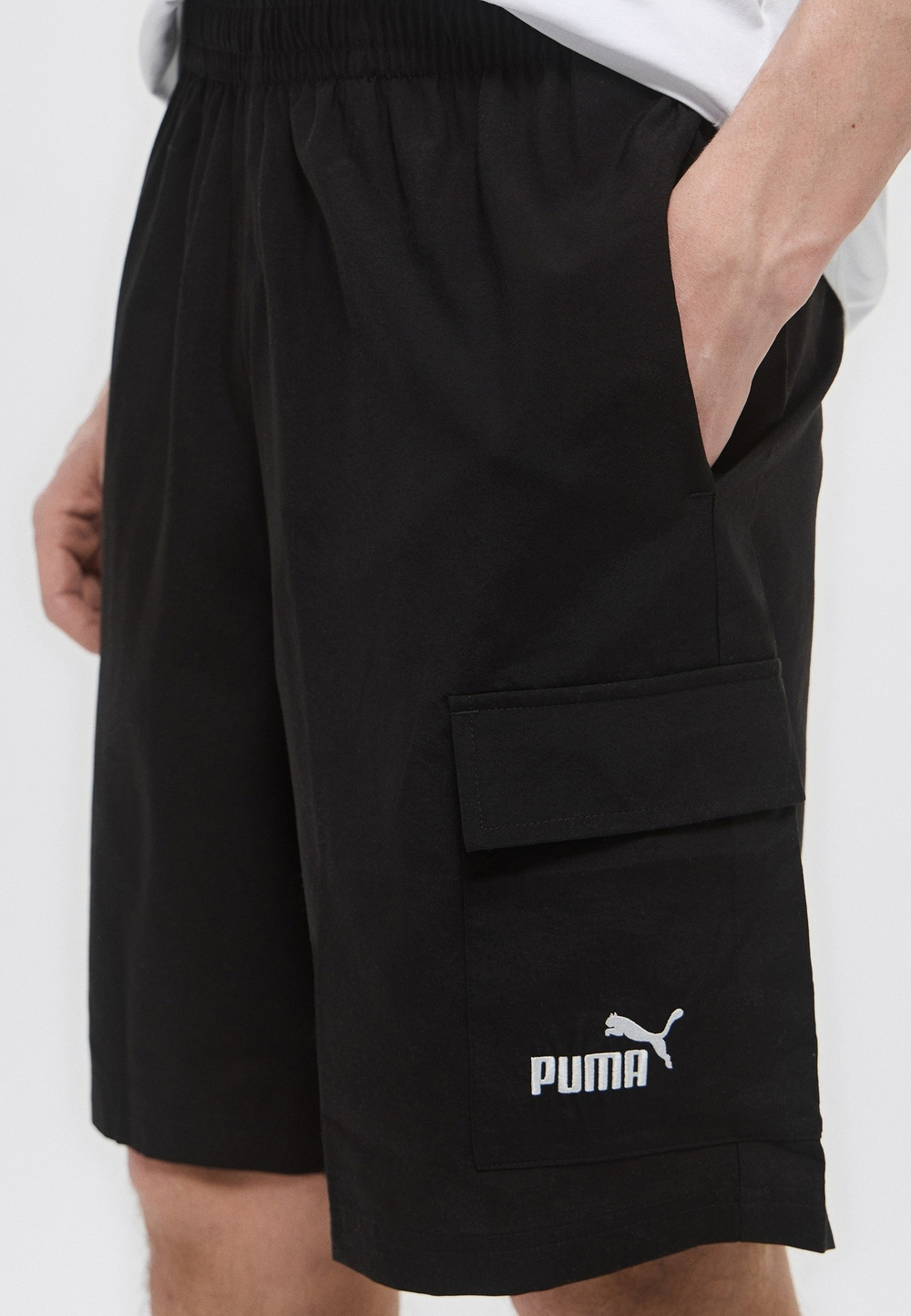 Шорты спортивные мужские PUMA ESS No. 1 Logo Woven Cargo Shorts 9"