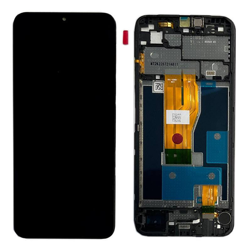 Дисплей для Realme C30/Narzo 50i Prime с тачскрином и рамкой Черный - OR