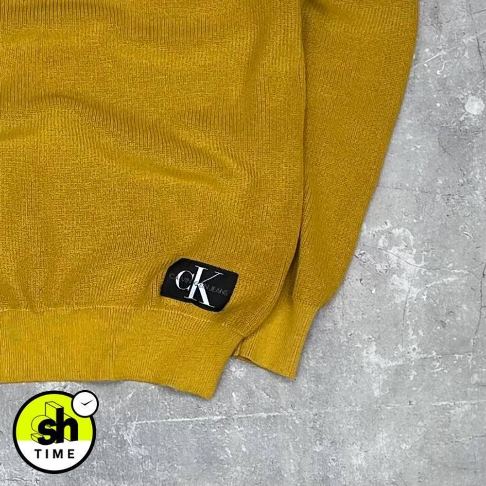 Свитер Джемпер Calvin Klein Yellow Sweater