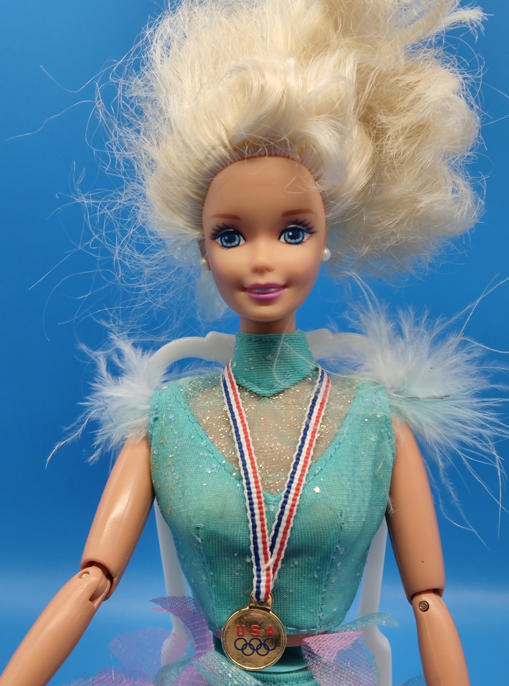 Кукла Барби 90х винтаж Barbie Olympic Skater 031042