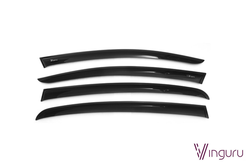 Дефлекторы боковых окон Vinguru на Peugeot 508 2010- сед к-т 4 шт арт.AFV64410