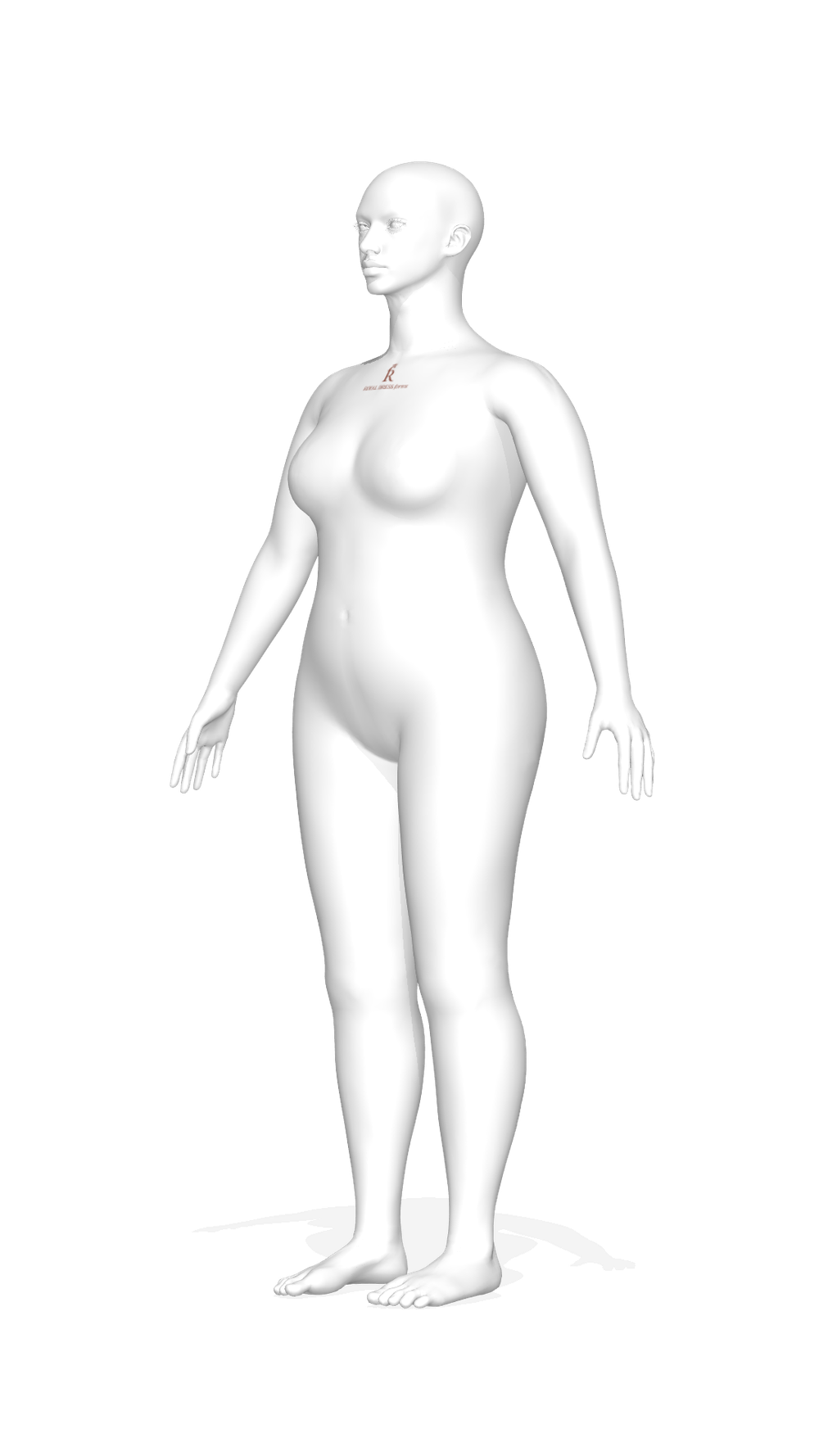 3D аватар манекена Моника