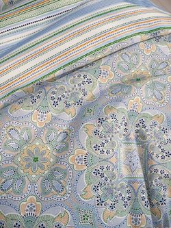 Постельное белье Сказка "Бисер/Бисер" 2-спальный   наволочки 50х70 2шт Простынь на резинке 160х200 см  Пододеяльник 175х215 см