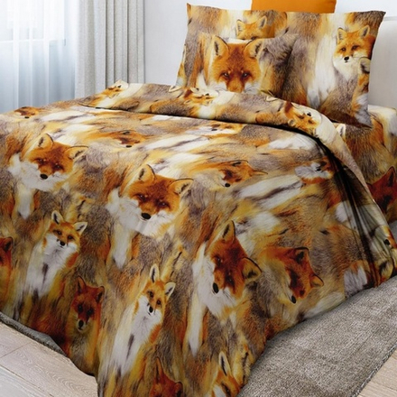 Комплект постельного белья "П37. ТОТЕМНЫЙ МИР", перкаль, 100% хлопок.