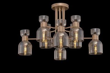 Люстра потолочная FR5094PL-08G матовое золото Isla Freya